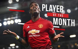 Paul Pogba xuất sắc nhất tháng 12: Sự trở lại của Quỷ đầu đàn