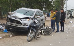 Vụ "xe điên" tông vợ chồng tử vong: Người dân vẫy xe tải đưa nạn nhân đi cấp cứu