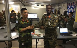 Rạng danh sĩ quan Việt Nam ở Trung Phi