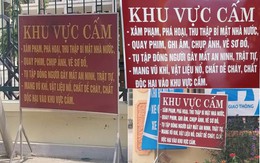 Nhiều xã tự ý đặt biển "khu vực cấm" quay phim, chụp ảnh...