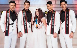 Ôn Bích Hà xinh đẹp giữa dàn mỹ nam của Mister Việt Nam 2019