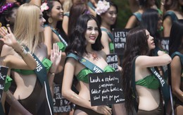 Hoàng Hạnh mặc bikini khoe thân hình bốc lửa tại Miss Earth 2019