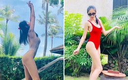 Thủy Tiên diện bikini khoe đường cong gợi cảm