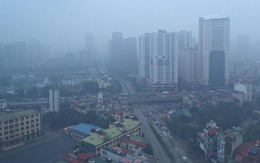 [Ảnh] Chỉ số ô nhiễm lại tăng, Thủ đô Hà Nội “biến” thành Sapa vì sương mù giăng kín