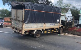 CSGT Bình Phước truy đuổi 20km, bắt tên cướp xe tải táo tợn trên phố