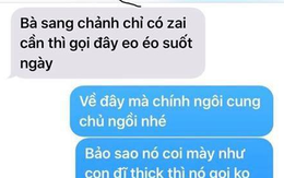 Vụ ghen ngược kinh hoàng nhất từ trước đến nay, chính thất không những bị ăn đòn còn được gọi là "con đẻ thuê"