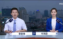 Nữ MC Hàn xinh đẹp tác nghiệp trên nóc khách sạn Daewoo gây sốt Việt Nam nổi tiếng ra sao?