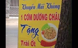 Tấm biển quảng cáo cứ ngỡ bình thường, đọc kĩ nhiều người phải bật cười vì một chi tiết