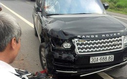Xe sang Range Rover tông hai vợ chồng đi xe máy thương vong ở Hưng Yên