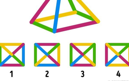 Câu đố logic: Hình nào tương ứng với hình kim tự tháp này?