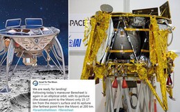 Tàu vũ trụ của Israel thất bại khi hạ cánh mềm xuống Mặt trăng