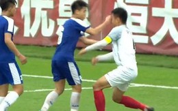 Đội trưởng U17 Hà Nội đấm thẳng mặt, khiến cầu thủ Trung Quốc phải khâu 6 mũi