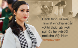 Á hậu Hoàng My lý giải: Siêu xe, người đẹp liên quan gì đến sách và tri thức?