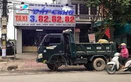 Thanh tra taxi thuê người chở chất bẩn đến vào văn phòng đối thủ ngày khai trương