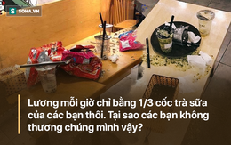 Nỗi khổ của nhân viên quán trà sữa và những lần tay không dọn 'chiến trường', nhặt bao cao su