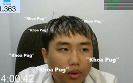 Một streamer Việt Nam quyết tâm nói "Khoa Pug" liên tục 10 tiếng để ủng hộ Khoa Pug