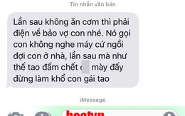 Những dòng tin nhắn "nắn gân" của bố vợ khiến con rể run sợ sau lần phạm lỗi