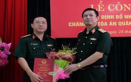 Bổ nhiệm Chánh án Tòa án Quân sự Thủ đô Hà Nội