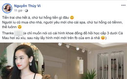 Thúy Vi khoe "tự thân" mua xe hơi tiền tỷ, tự hào ở tuổi 21 có đầy đủ nhà và xe gây nhiều tranh cãi