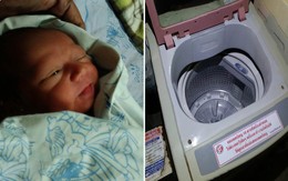 Thái Lan: Đóng cửa tiệm giặt là cả tuần, bà chủ mở cửa hàng thì phát hiện một bé trai còn nguyên dây rốn trong máy giặt