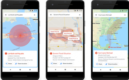 Google Maps cập nhật tính năng cảnh báo thiên tai