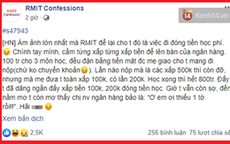 Sinh viên RMIT gây bão với chuyện khoe độ giàu có khi đóng học phí: Cầm 100 triệu ra ngân hàng, nằm mơ cũng ám ảnh