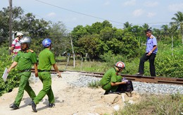 Hai thanh niên trộm thiết bị đường sắt của đường tàu Bắc Nam