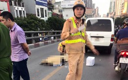 Hà Nội: Ô tô 7 chỗ tông nam thanh niên đi xe máy tử vong trên cầu vượt Láng Hạ - Lê Văn Lương