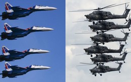 Dàn máy bay chiến đấu Nga trình diễn "ballet trên không" ở Army-2019