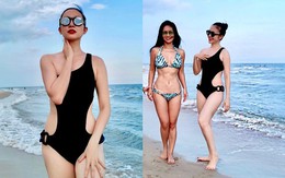 Diva Hồng Nhung và diễn viên múa Linh Nga diện bikini gợi cảm