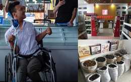 Anh chàng khuyết tật dùng lưỡi để làm thương mại điện tử, liếm chọc nhoay nhoáy trên màn hình smartphone