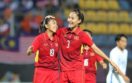 Làm dịu lòng NHM sau "thảm họa" của U18, tuyển nữ Việt Nam đè nát Campuchia 10-0