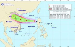 Bão số 4 di chuyển nhanh, hướng vào đất liền các tỉnh từ Thanh Hóa đến Quảng Bình