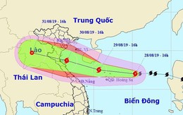 Bão số 4 sẽ đi vào đất liền Thanh Hóa - Quảng Bình, giật cấp 11 và có khả năng mạnh thêm