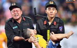 Danh tính Đại úy CSCĐ tỉnh Nam Định dùng tay chèn miệng để cứu bé trai trên sân vận động