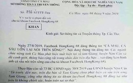 Cà Mau đề nghị xử lý trang Facebook tung tin cá sấu nổi trên sông