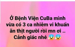 Xuất hiện “vi khuẩn ăn thịt người” ở Quảng Bình chỉ là tin đồn... thất thiệt