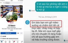 Lan truyền đoạn tin nhắn được cho là chủ shop giày đánh túi bụi nữ sinh đến đòi lương