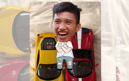 Văn Hậu tậu "siêu xe" đẳng cấp, Lâm tây bị mắng yêu vì lén lút ăn pizza