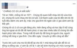 Vụ tố ngoại tình dậy sóng MXH hôm nay: 19 năm đằng đẵng chăm chồng con, vợ giỏi giang vẫn thua cô nàng 22 tuổi