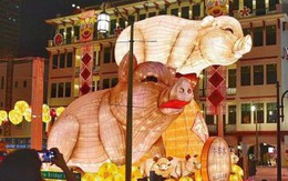 Rực rỡ lễ hội mừng Năm mới đón Tết Nguyên Đán Kỷ Hợi tại Singapore