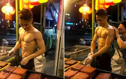 Cởi trần bán thịt bò khô khoe body 6 múi, thanh niên Malaysia bỗng nổi tiếng chỉ sau 1 đêm