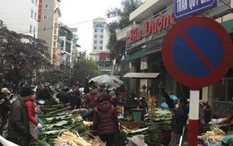 Cận Tết, chợ lá dong lâu đời nhất Hà Nội "buồn" vì vắng khách