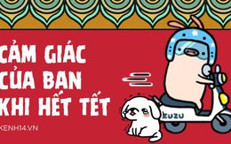 Đây chính là cảm giác của tất cả chúng ta khi biết rằng Tết đã hết thật rồi!