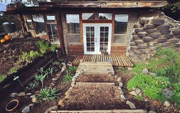 Cuộc sống hạnh phúc của cặp vợ chồng trẻ mất 1 năm và 250 triệu để tự xây nhà từ vỏ chai và lốp xe