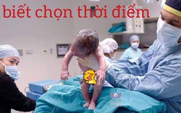 Bé trai vừa chào đời đã khiến mẹ "mát mày mát mặt", dân mạng cười bò khi biết sự thật phũ phàng