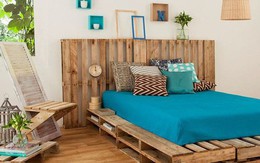Giường pallet, loại giường 'ngon - bổ - rẻ', góp mặt trong không gian nào cũng xinh xắn, hài hòa