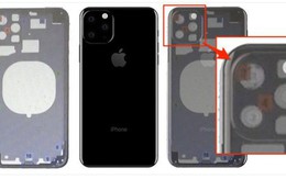 iPhone 11 là đây: Cụm 3 camera nằm trong hình vuông nhưng lại xếp lệch theo hình tam giác
