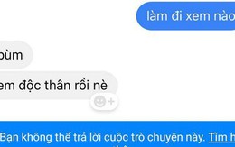 Tính làm anh bất ngờ bằng thông báo FA ngày 1/4, anh lừa lại một cú hết hồn "bạn không thể trả lời cuộc trò chuyện này"