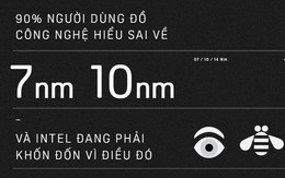 90% người dùng đồ công nghệ hiểu sai về 7nm, 10nm, và Intel đang phải khốn đốn vì điều đó